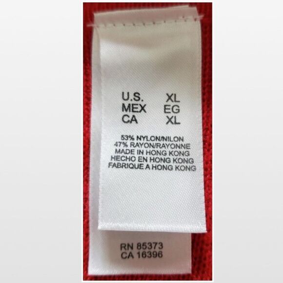 New Emma James Sweater Women's Red X-large Button Down  - Picture 15 of 16